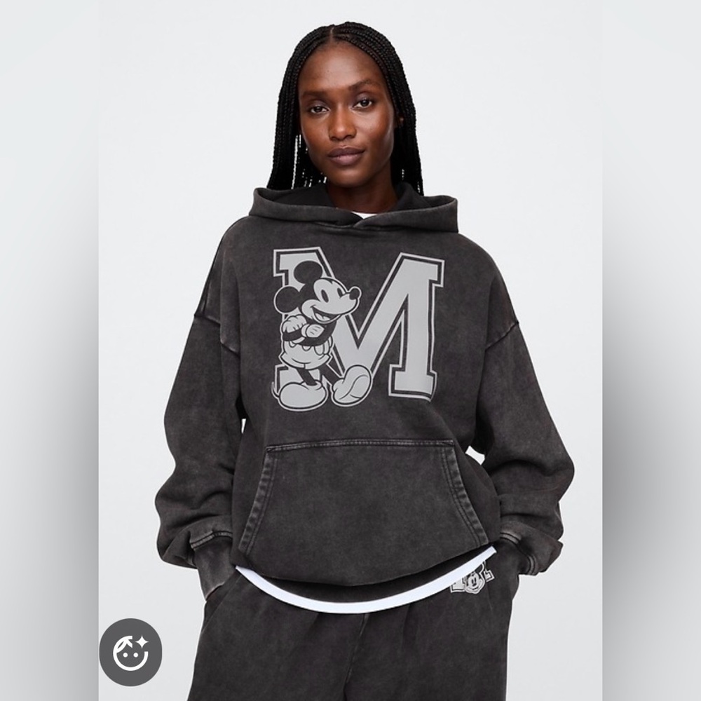Gap × Disney Adult Oversized Mickey Mouse Hoodie